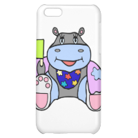 Patchwork Hippo iPhone 5C Cover