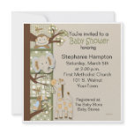Patchwork in Greens Baby Shower Invitation