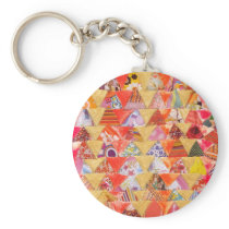 Patchwork keychains