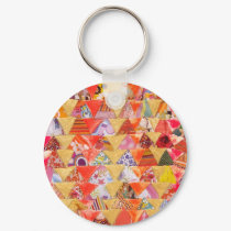 Patchwork keychains by ShouShou Patchwork keychains
