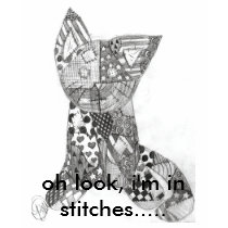patchwork kitty cut-off top t-shirts by sallymissesjack patchwork kitty cut-off top t-shirts