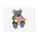 Patchwork Koala Postcard