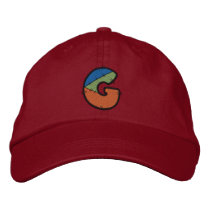 Patchwork Letter G embroidered hats