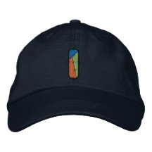 Patchwork Letter I Embroidered Baseball Cap