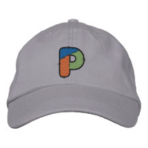 Patchwork Letter P Baseball Cap