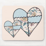 Patchwork LoveHeart mousepads