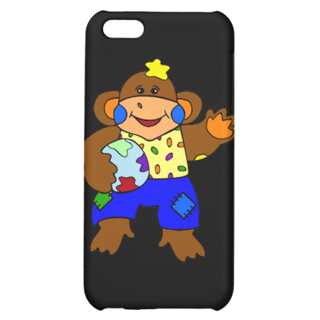 Patchwork Monkey iPhone 5C Covers