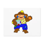 Patchwork Monkey Post Cards