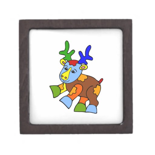 Patchwork Moose Premium Trinket Boxes