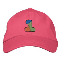 Patchwork Number 1 Embroidered Hats