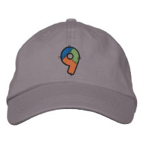 Patchwork Number 9 embroidered hats by ZazzleEmbroidery Patchwork Number 9 embroidered hats