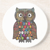 Patchwork Owl Coasters