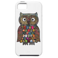 Patchwork Owl iPhone 5 Case