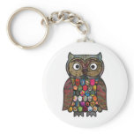 Patchwork Owl Key Chain Patchwork Owl Key Chain