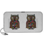Patchwork Owl Notebook Speakers