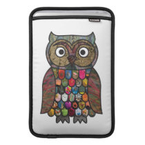 Patchwork Owl Sleeves For MacBook Air