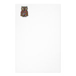 Patchwork Owl Stationery Design