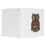 Patchwork Owl Vinyl Binder Patchwork Owl Vinyl Binder