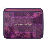 Patchwork Purple Rickshaw Sleeve for Macbook Air
