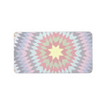 Patchwork quilt address label