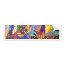 Patchwork Quilt Custom Bumper Stickers