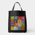 Patchwork Quilt Grocery Tote bag