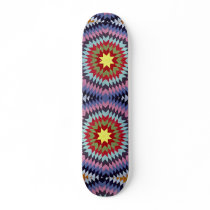 Patchwork quilt skate board