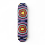 Patchwork quilt skate board