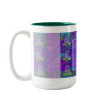 Patchwork Rose Collage mugs