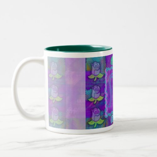 Patchwork Rose Collage Coffee Mug