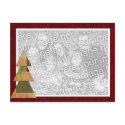 Patchwork Tree Template postcards by HeartsinFocus Patchwork Tree Template postcards
