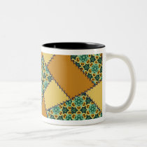 Patchwork With Stitching - 13 mugs by ArtbyJean Patchwork With Stitching - 13 mugs