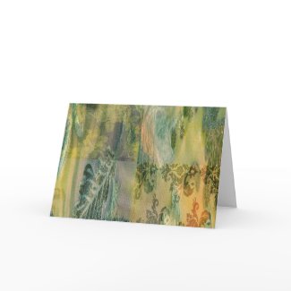Patchworks III Greeting Card card