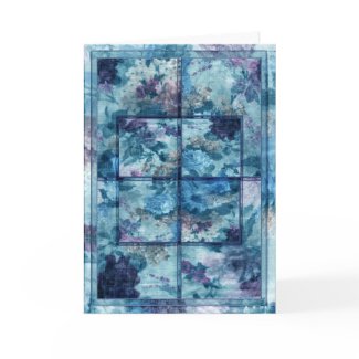 Patchworks VIII Greeting Card card