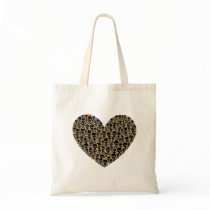 Patchy Skull Heart bags by JuJuGarden Patchy Skull Heart bags
