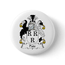 Pate Family Crest buttons