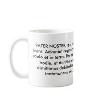 PATER NOSTER or The Our Father Coffee Mug