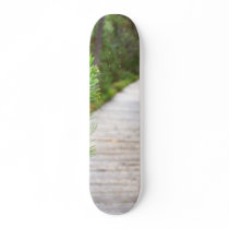 Path In Peat Moors In Sumava National Park Skate Board Deck