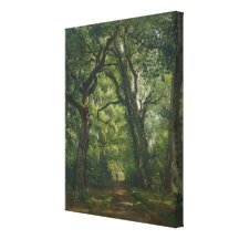 Path in the Forest, 1864 Canvas Print