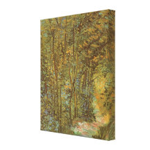 Path in the Woods by Vincent van Gogh, Vintage Art Gallery Wrap Canvas