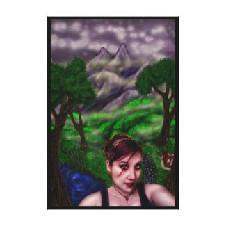 Path of the Vampire, regular size canvas print wrappedcanvas