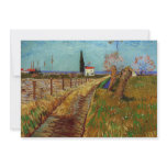 Path Through a Field with Willows by van Gogh Personalized Invitations