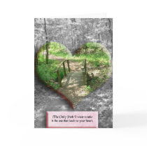 Path To My Heart Greeting Card