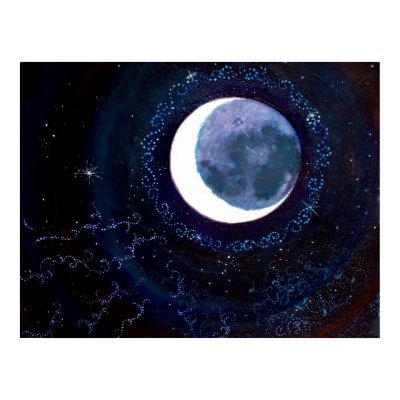 Path to the Moon Print by ArtofAprilAnna