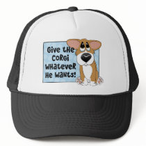 Pathetic Eyes Corgi Hat