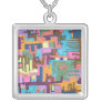 "Paths" Abstract Art Necklace