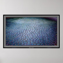 PATHS OF ILLUSION Optic Art Poster