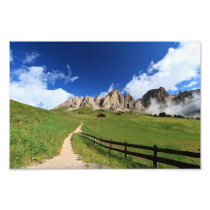 pathway in Italian Dolomites Photo