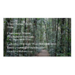 Pathway through the forest business card