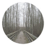 Pathway Through the Wilderness Round Sticker